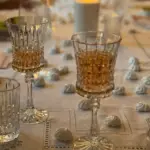 Набор из 6 фужеров для вина ГХЗ "Шведка" рисунок "Медовый спас", бесцветный