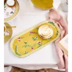 Овальное блюдо для сладостей La Majorelle Yellow Pip Studio, фарфор
