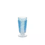 Набор из 2х бокалов KLIMCHI Underlay Azure Hobnail, хрусталь