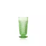Набор из 2х бокалов KLIMCHI Light Green Hobnail, хрусталь