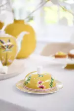 Масленка круглая La Majorelle Yellow, Pip Studio, фарфор — изображение 3