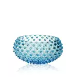 Чаша для фруктов KLIMCHI Aquamarine Hobnail, хрусталь