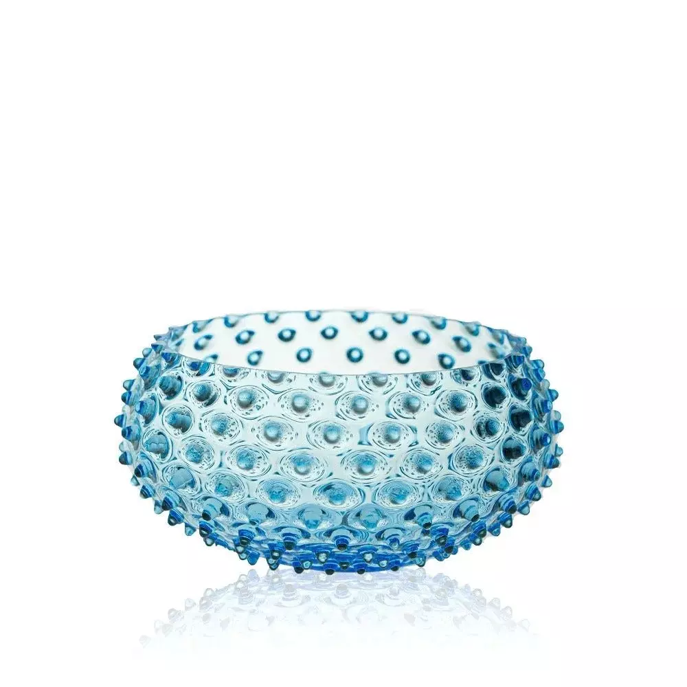 513223-6527 Чаша для фруктов KLIMCHI Aquamarine Hobnail, хрусталь — изображение 1